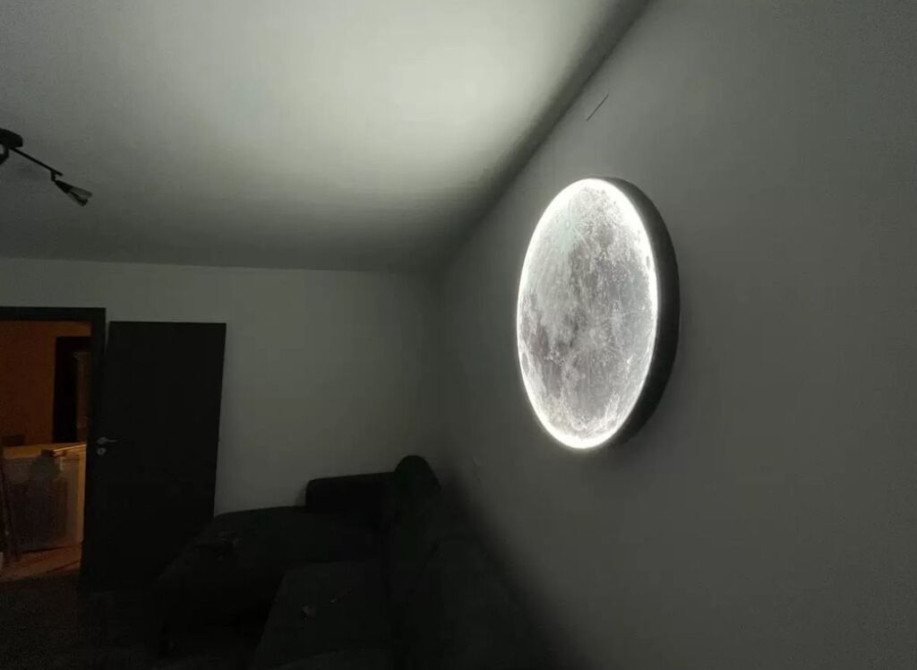 Настенная лампа в виде луны это стильный и уютный элемент декора Бишкек - сүрөт 1