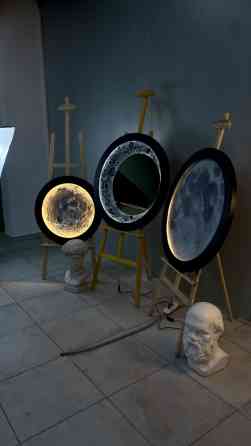 ???? Настенный светильник-панно «Луна» с LED-подсветкой Бишкек