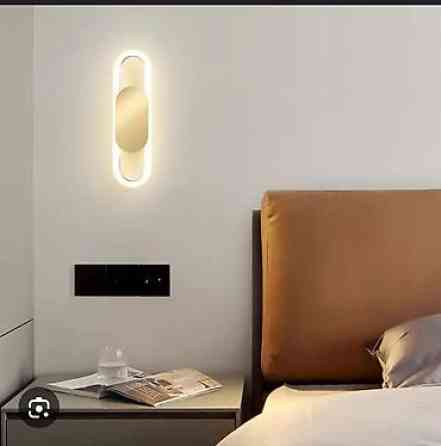 Светодиодный настенный светильник овальной формы с матовым Бишкек