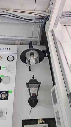 Настенный светильник в стиле ретро, выполненный в черном цвете Бишкек