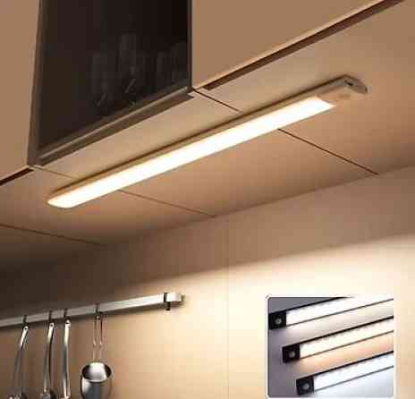 Перезаряжаемая трехцветная лампа с датчиком движения на магнитном Бишкек