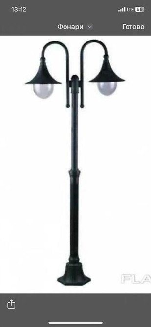 Уличный двухрожковый LED-фонарь - Классический дизайн с двумя Бишкек - изображение 1