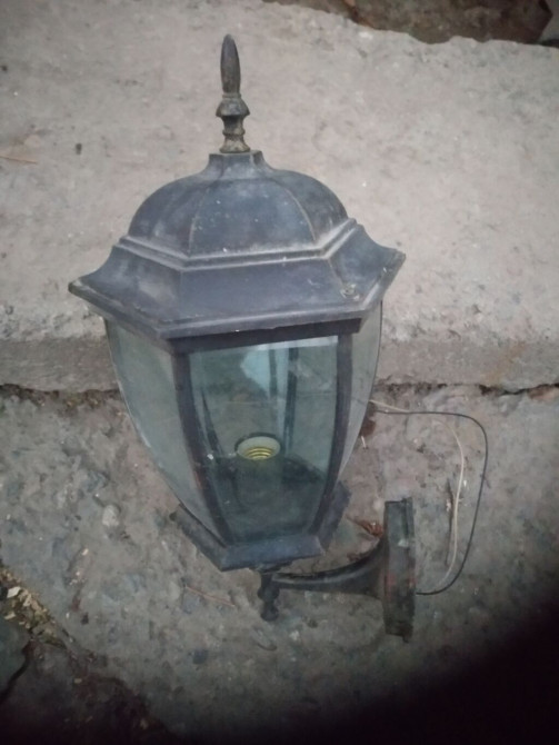 Уличный настенный фонарь + выпрямитель/блок питания 110–220 В → 12 Бишкек - сүрөт 1