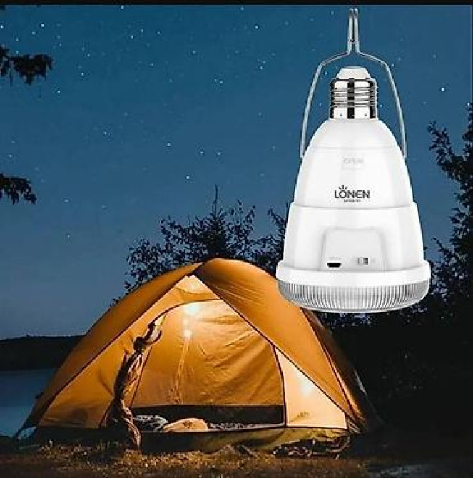 Перезаряжаемая лампа с автоматической зарядкой B22 Электрическая Бишкек - изображение 2