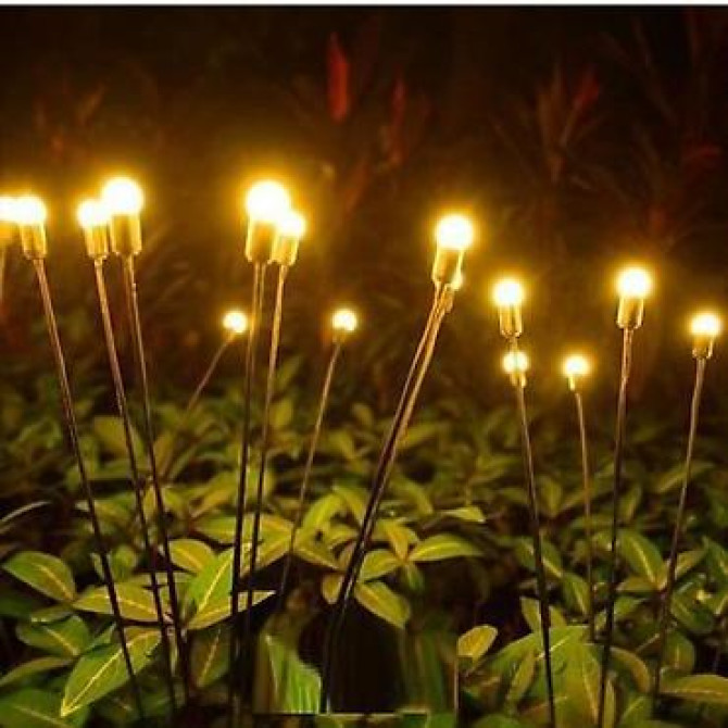 Cадовый 8 диодный декоративный светильник на солнечной батарее Бишкек - изображение 3