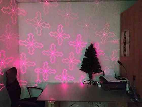 Уличный лазерный проектор Новогоднее настроение невозможно создать Бишкек
