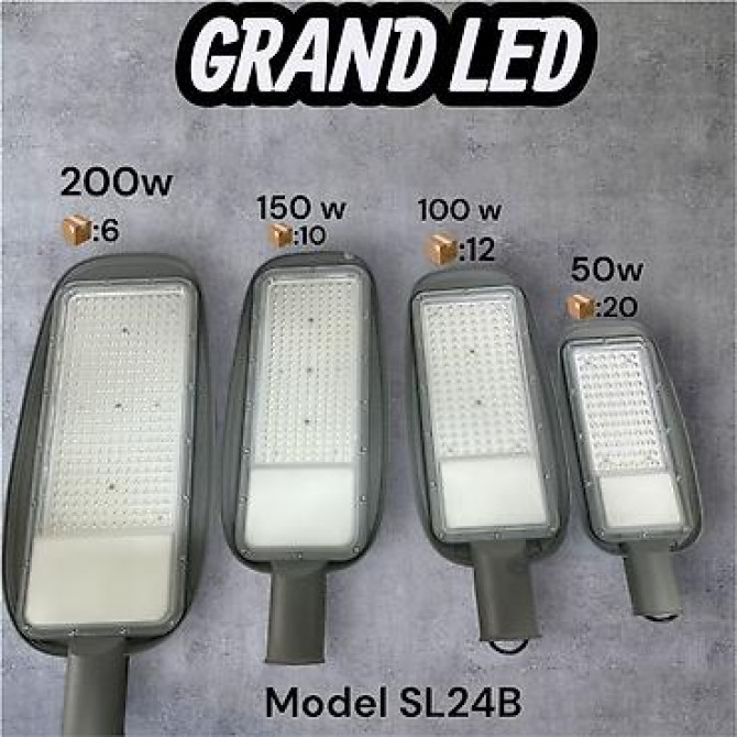 Светодиодные уличные светильники GRAND LED, серия SL24B/LS24B Бишкек - изображение 5
