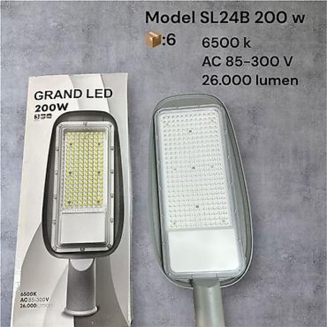 Светодиодные уличные светильники GRAND LED, серия SL24B/LS24B Бишкек - изображение 4