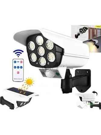 Уличный светильник с солнечной батареей и датчиком движения выглядит Бишкек