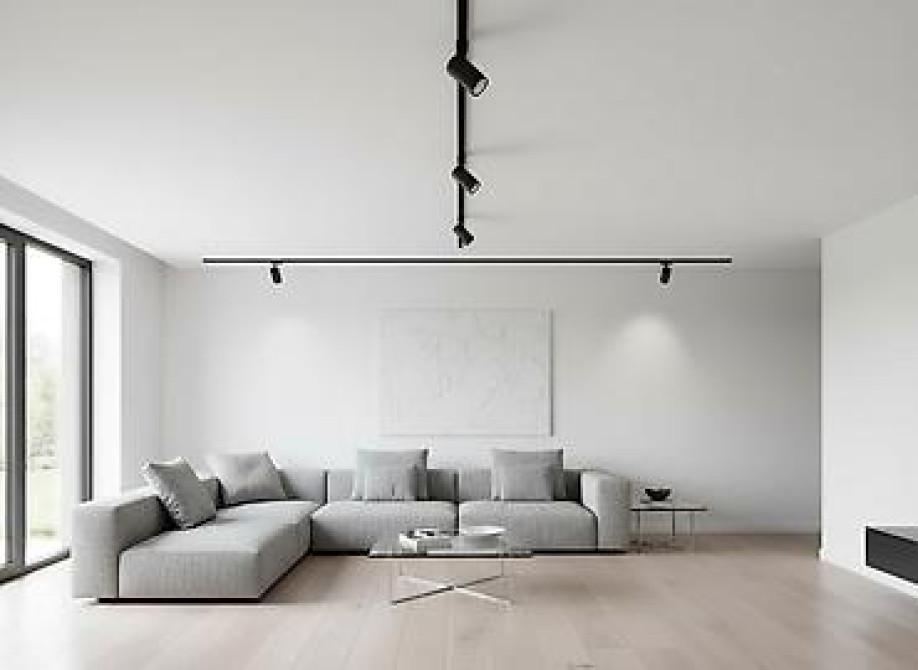 Магнитный трек-профиль черного цвета, предназначенный для встраивания Бишкек - изображение 1