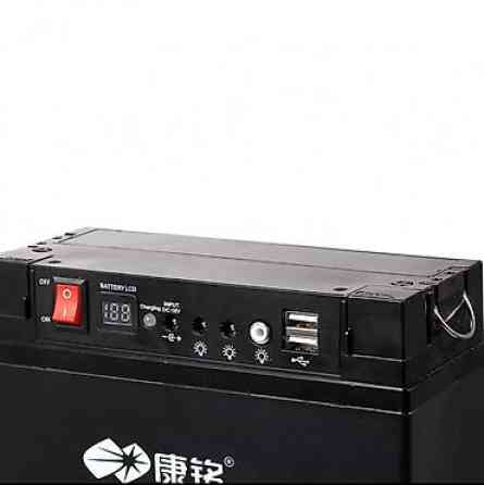 Солнечный фонарь аккумулятор фонарик фонарь KM-920 В комплекте Бишкек