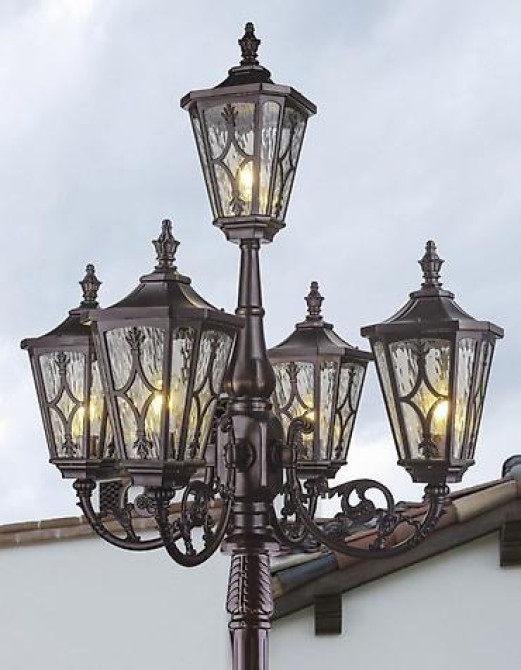 Уличный светильник в классическом стиле с двумя плафонами. Корпус Бишкек - изображение 6