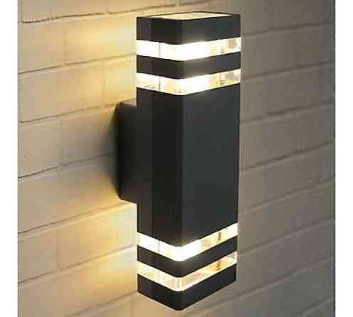 Настенный светильник уличный IP54 черный 
Фасадный светильник бра Бишкек