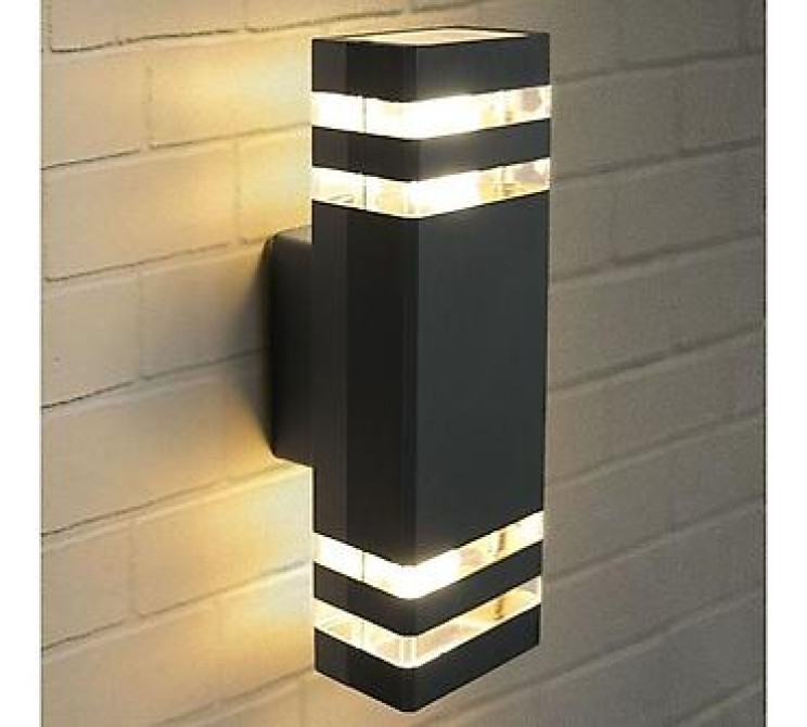 Настенный светильник уличный IP54 черный 
Фасадный светильник бра Бишкек - изображение 1