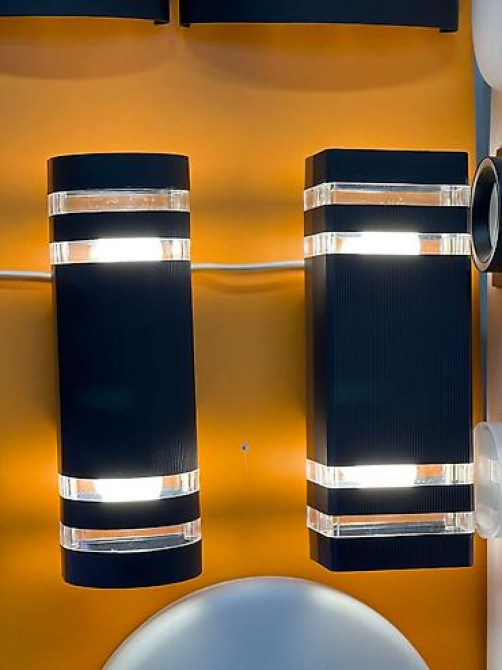 Настенный светильник уличный IP54 черный 
Фасадный светильник бра Бишкек - изображение 7