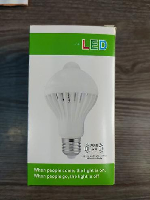 Лампа с датчиком движения. Работает в темнотеночью при движение Bishkek - photo 2