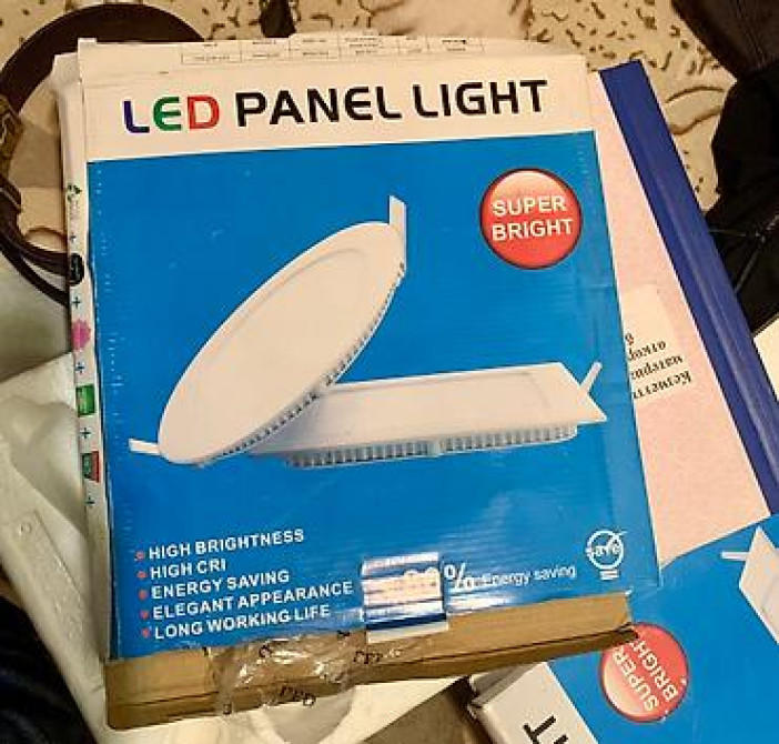 Светодиодный светильник новый,Светодиодные лампы 20 ватт в наличии Бишкек - изображение 1