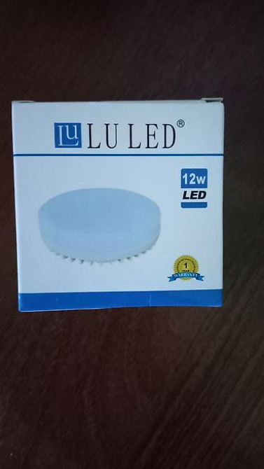 Светодиодная лампа-панель LU LED GX53, 12W - Тип: светодиодная лампа Бишкек - изображение 3
