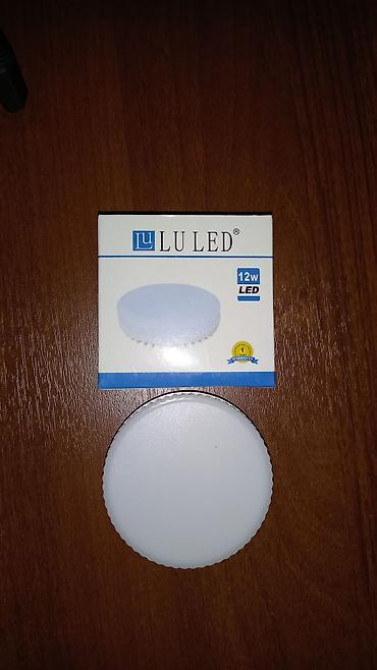 Светодиодная лампа-панель LU LED GX53, 12W - Тип: светодиодная лампа Бишкек - изображение 1