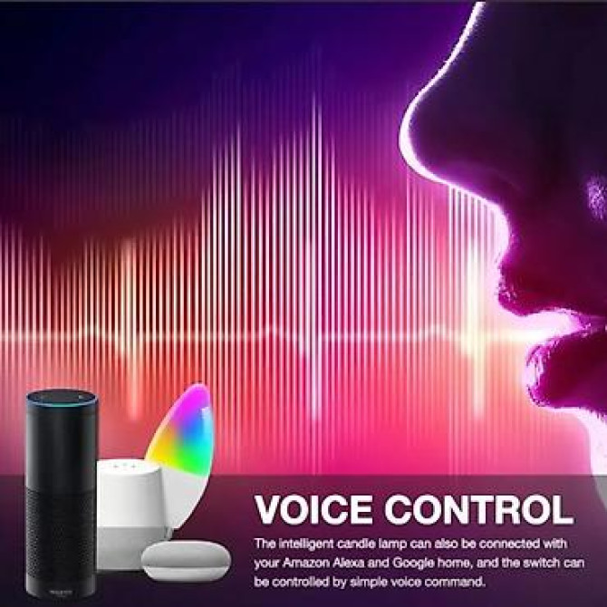 Лампочка светодиодная (свеча) E14 5W, Wifi. Умная лампочка, управление Бишкек - изображение 7