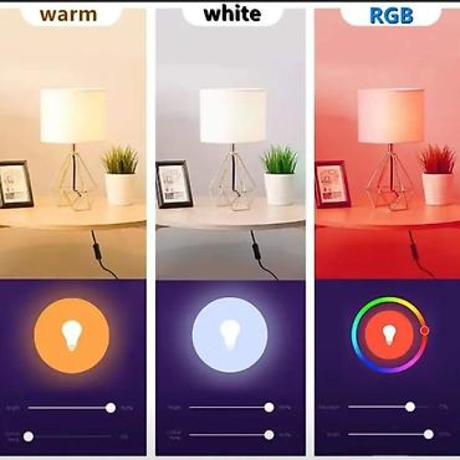 Лампочка светодиодная (свеча) E14 5W, Wifi. Умная лампочка, управление Бишкек - изображение 5