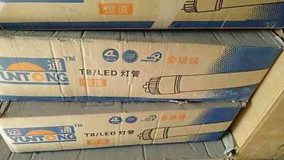 Светодиодные лампы под разъем люминисцентных. Разъем Т8, мощность 9 Бишкек