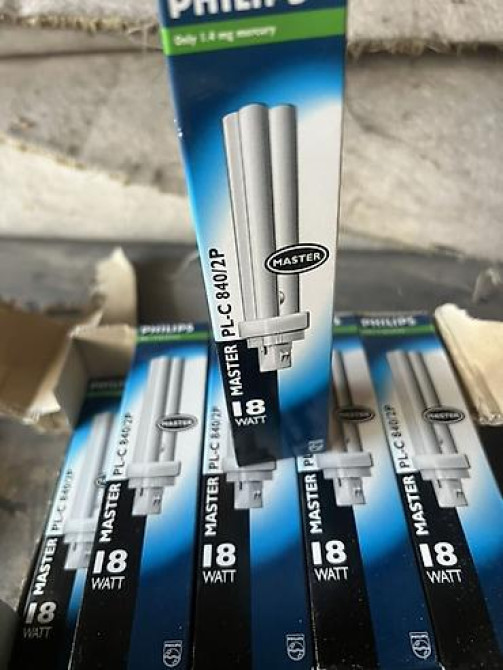 Лампы компактные люминесцентные Philips MASTER PL‑C 18W Бишкек - изображение 2