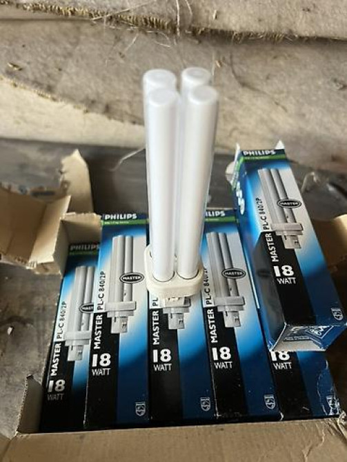 Лампы компактные люминесцентные Philips MASTER PL‑C 18W Бишкек - изображение 3
