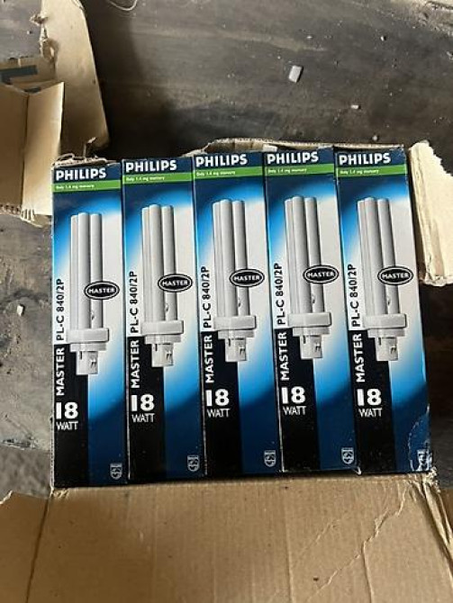 Лампы компактные люминесцентные Philips MASTER PL‑C 18W Бишкек - изображение 1