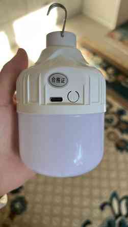 Переносной светодиодный фонарь-лампа с крюком и USB-C - Тип Бишкек