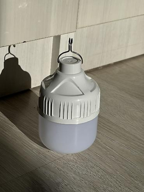 Переносной светодиодный фонарь-лампа с крюком и USB-C - Тип Бишкек - изображение 4