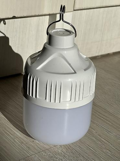 Переносной светодиодный фонарь-лампа с крюком и USB-C - Тип Бишкек - изображение 3