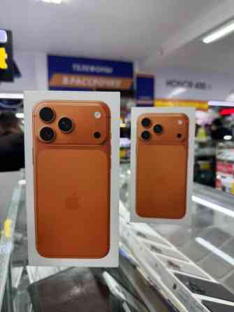 IPhone 17 Pro Max, Новый, 256 ГБ, Оранжевый, Кабель, Коробка, 100 % Бишкек