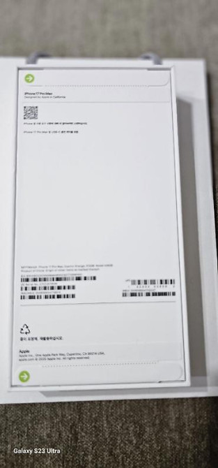 IPhone 17 Pro Max, Новый, 512 ГБ, Оранжевый, Коробка Бишкек - изображение 3