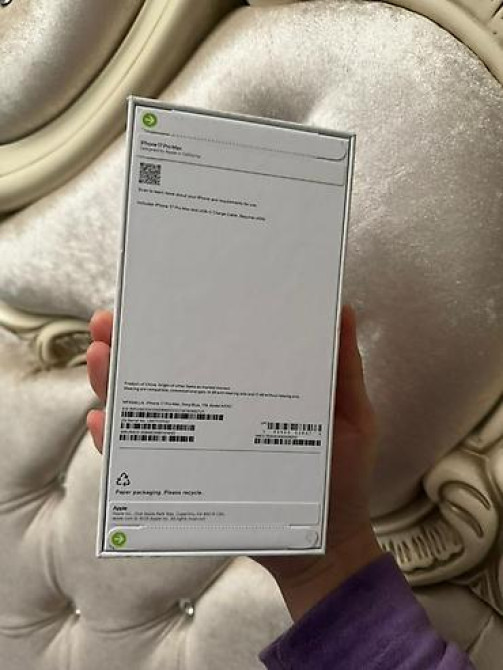 IPhone 17 Pro Max, Новый, 1 ТБ, Синий, Коробка Бишкек - изображение 2