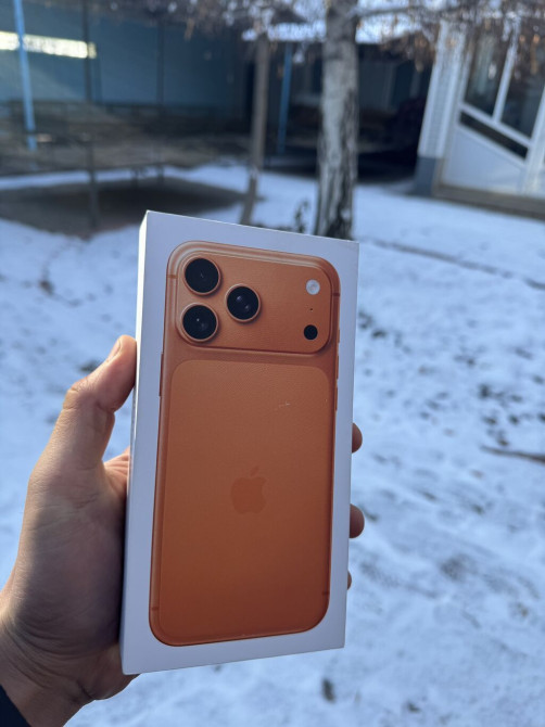 IPhone 17 Pro Max, Новый, 256 ГБ, Оранжевый, 100 % Бишкек - изображение 1