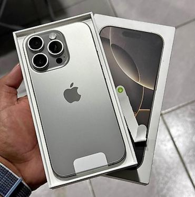 IPhone 16 Pro, Новый, Natural Titanium, Коробка Бишкек - изображение 5