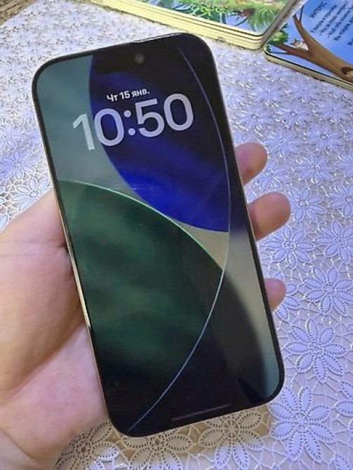 IPhone 16 Pro, Новый, 256 ГБ, Natural Titanium, Коробка, 98 % Бишкек - изображение 2