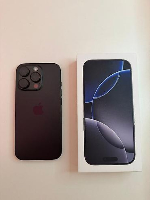 IPhone 16 Pro, Новый, 512 ГБ, Black Titanium, Коробка, 100 % Бишкек - изображение 4