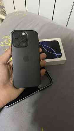 IPhone 16 Pro, Новый, 128 ГБ, Черный, Защитное стекло, Чехол, Коробка, 89 % Бишкек