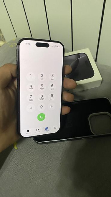 IPhone 16 Pro, Новый, 128 ГБ, Черный, Защитное стекло, Чехол, Коробка, 89 % Бишкек - изображение 2