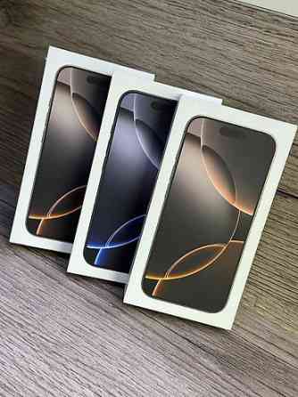 IPhone 16 Pro, Новый, 256 ГБ, Desert Titanium, Зарядное устройство, Защитное стекло, Кабель, В рассрочку, 100 % Бишкек