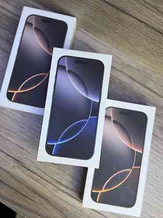 IPhone 16 Pro, Новый, 256 ГБ, Desert Titanium, Зарядное устройство, Защитное стекло, Кабель, В рассрочку, 100 % Бишкек