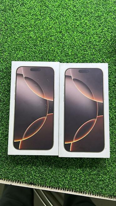 IPhone 16 Pro, Новый, 256 ГБ, Natural Titanium, Зарядное устройство, Чехол, Кабель, В рассрочку, 100 Бишкек - изображение 1