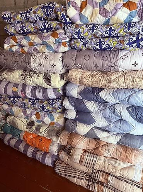 Тошок Новый, Ватный матрас, цвет - Серый, Самовывоз, Платная доставка Бишкек - изображение 50