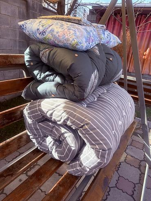 Тошок Новый, Ватный матрас, цвет - Серый, Самовывоз, Платная доставка Бишкек - изображение 44