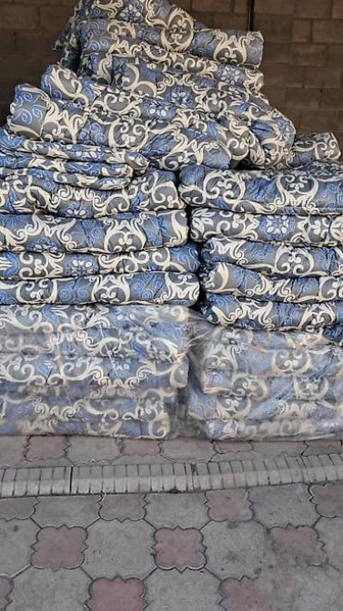 Тошок Новый, Ватный матрас, цвет - Серый, Самовывоз, Платная доставка Бишкек - изображение 36