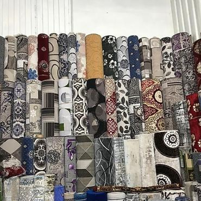 Ковровая дорожка Новый, 100 см * 1 пог. м, Синтетика, Геометрия Бишкек - изображение 28