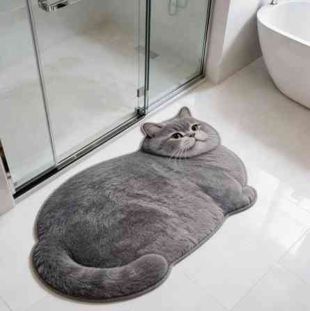 Коврик для ванной/душа, Новый, цвет - Серый Бишкек