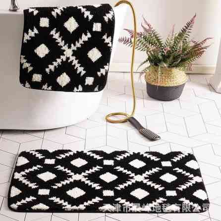 Коврик для ванной/душа, Новый, цвет - Черный Бишкек